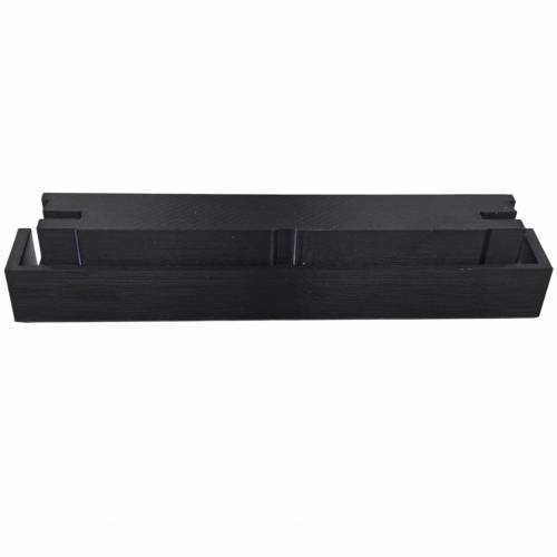 Narożnik łączący PETG do profilu aluminiowego 160mm – Czarny – Kaseton reklamowy