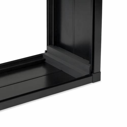 Narożnik łączący PETG do profilu aluminiowego 160mm – Czarny – 4 szt