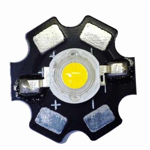 Dioda POWER LED 1W EPISTAR 6500K 33mil na PCB 150 lm