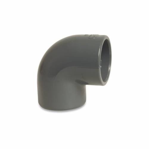 Kolanko 90° PVC do podłączenia hydroponiki i filtra Pat Mini