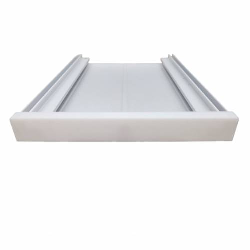 Zaślepki ASA do profilu aluminiowego 160mm BIAŁE komplet - Druk 3D – 2szt
