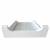 Nóżkozaślepki ASA do profilu aluminiowego 160mm BIAŁE komplet - Wysokość 47 mm -  Druk 3D – 2szt