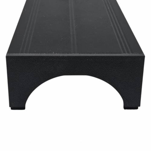 Nóżkozaślepki PETG do profilu aluminiowego 10cm CZARNE komplet - Wysokość 47 mm - Druk 3D – 2szt