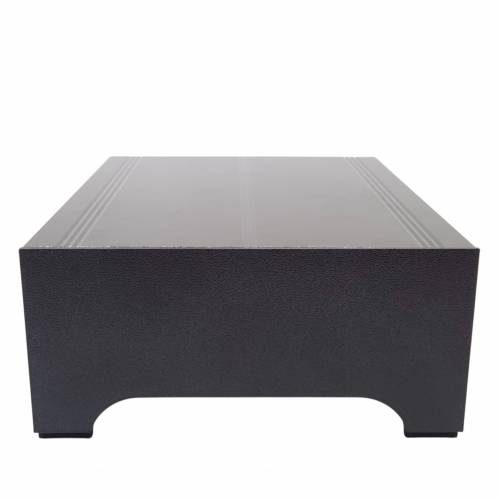Nóżkozaślepki PETG do profilu aluminiowego 160mm CZARNE komplet - Wysokość 77 mm - Druk 3D – 2szt