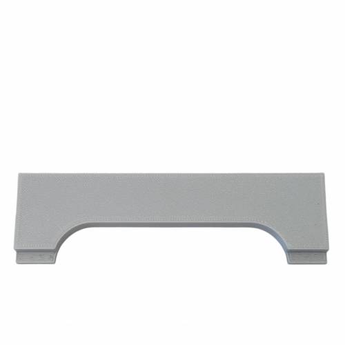 Nóżkozaślepki PETG do profilu aluminiowego 160mm SZARE komplet - Wysokość 47 mm -  Druk 3D – 2szt