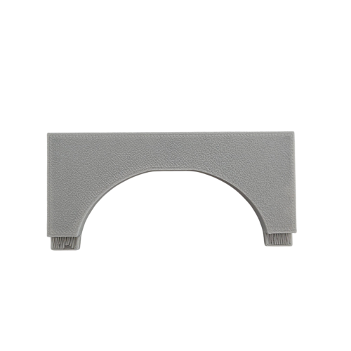 Nóżkozaślepki PETG do profilu aluminiowego 10cm SZARE komplet - Wysokość 47 mm - Druk 3D – 2szt
