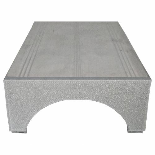 Nóżkozaślepki PETG do profilu aluminiowego 10cm SZARE komplet - Wysokość 47 mm - Druk 3D – 2szt