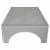 Nóżkozaślepki PETG do profilu aluminiowego 10cm SZARE komplet - Wysokość 47 mm - Druk 3D – 2szt