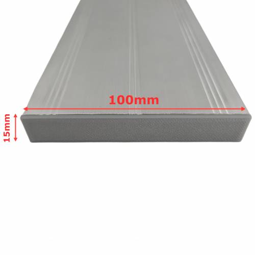 Zaślepki PETG do profilu aluminiowego 10cm SZARE komplet - Druk 3D – 2szt