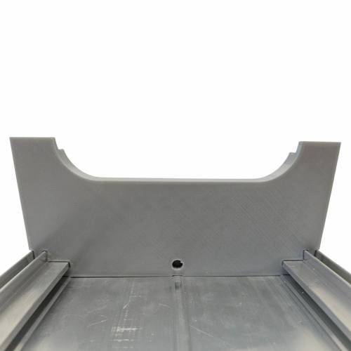 Nóżkozaślepki PETG do profilu aluminiowego 160mm SZARE komplet - Wysokość 77 mm - Druk 3D – 2szt