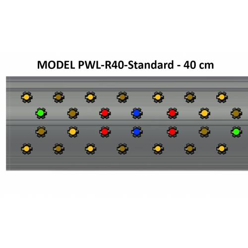 Oświetlenie akwarystyczne MODEL PWL-R40-Standard 40 cm