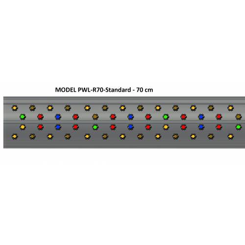 Oświetlenie akwarystyczne MODEL PWL-R70-Standard 70 cm