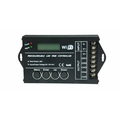 Sterownik LED TC421 WI-FI 12-24V 5x4A Zmierzch/Świt