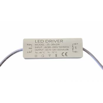 LED Driver Model 25–36x1W – 300 mA