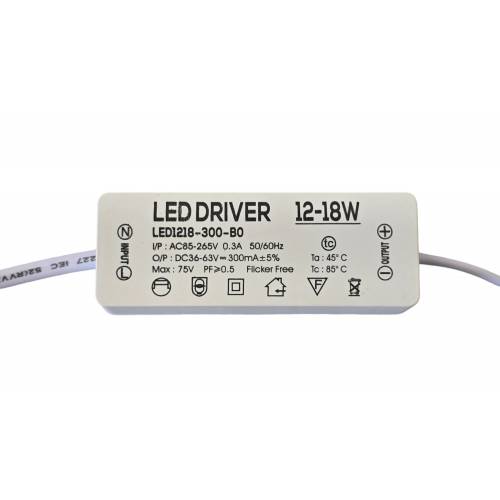 LED Driver LED1218-300-B0 – 300 mA, 12–18W