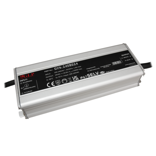 Zasilacz hermetyczny GLP GV6-240B024 240W 24V 10A  LED POS Power
